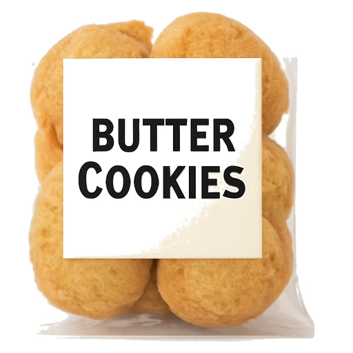 Butter Cookies in Bakery on Vobido