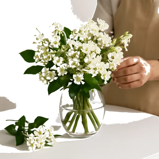 Jasmine Flowers in Flowers Decoration on Vobido