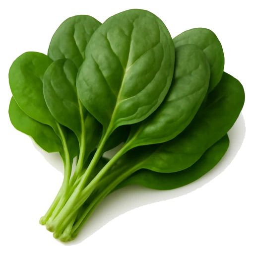 Spinach in Fruits Vegetables on Vobido
