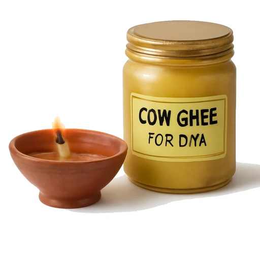 Cow Ghee For Diya in Puja Religious on Vobido