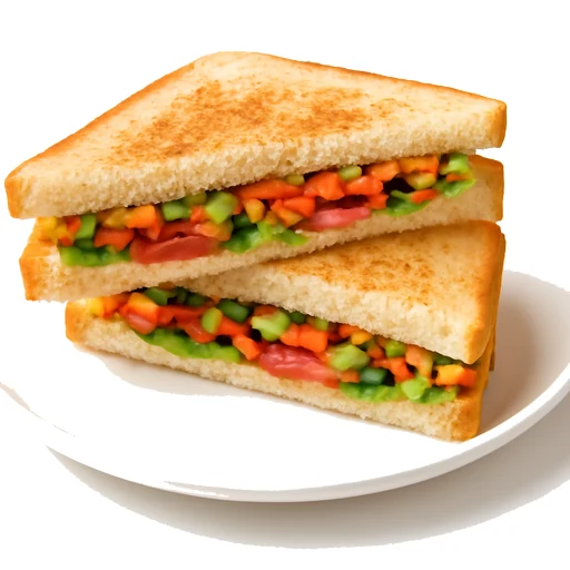 Veg Sandwich - Fast Food in Restaurant Food on Vobido