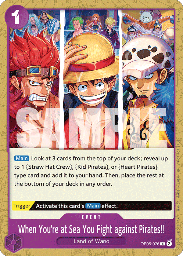 When You're at Sea You Fight against Pirates!! (OP05-076_c1)