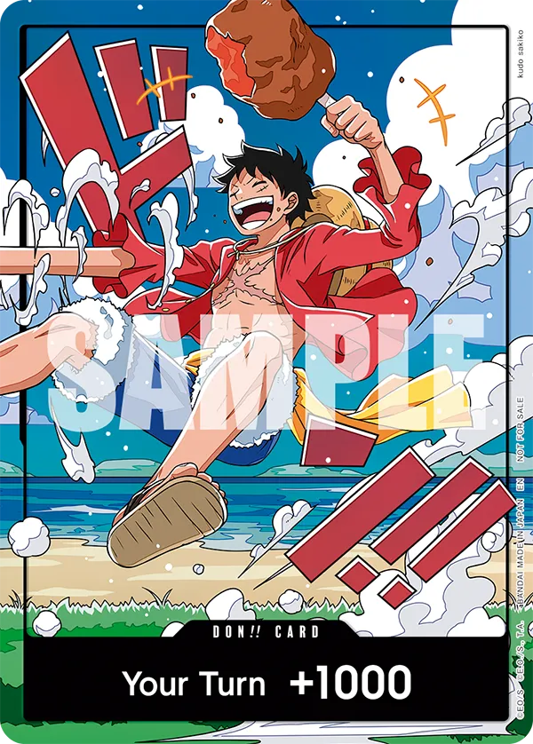 Don!! Card (World United - Luffy) (Don!!_WorldUnited_Luffy)