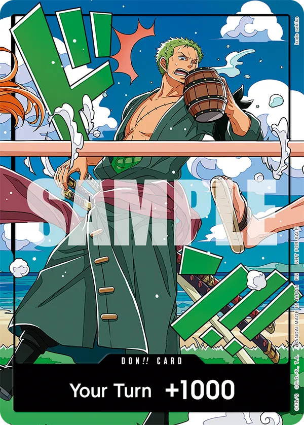 Don!! Card (World United - Zoro) (Don!!_WorldUnited_Zoro)