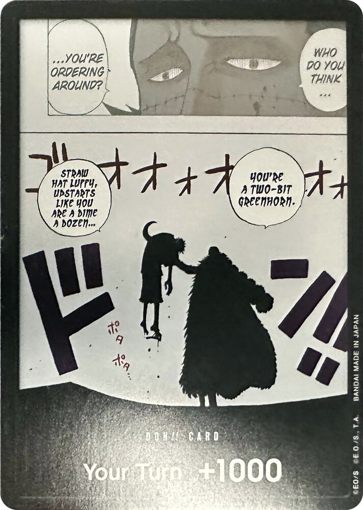 DON!! Card (Black & White) (Special DON!! Card Pack) - Kingdoms of Intrigue (OP04) (Don!!_op04_bw)