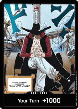 DON!! Card (Alternate Art) - The Azure Sea's Seven - Mihawk (OP14) (Don!!_op14_alt)