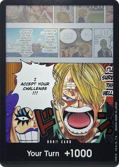 DON!! Card (Ivankov & Sanji) (Double Pack Set Vol. 3) - Wings of the Captain (OP06) (Don!_op06_ivankov_sanji)