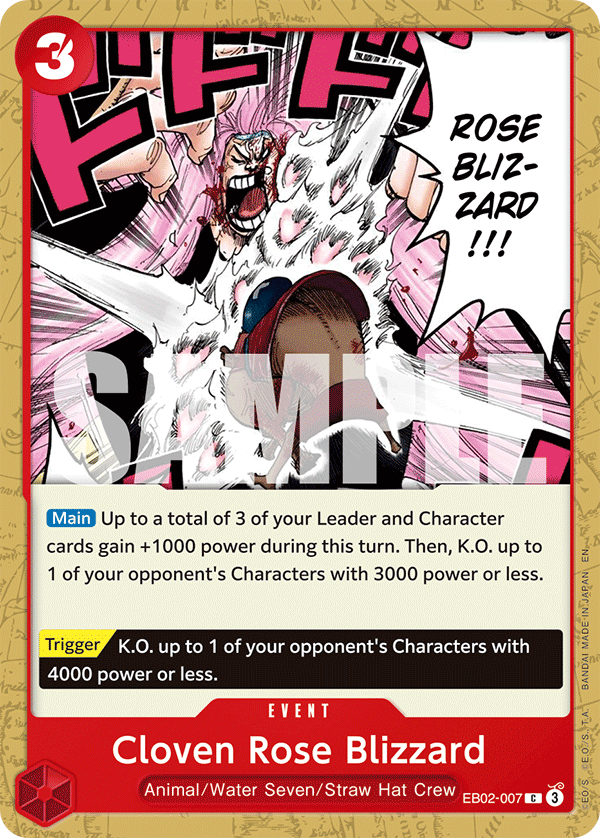 Cloven Rose Blizzard (EB02-007)