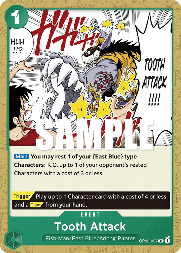 Tooth Attack (OP03-037)