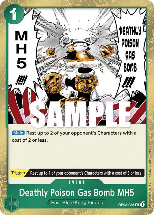 Deathly Poison Gas Bomb MH5 (OP03-038)