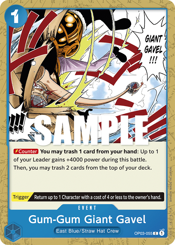 Gum-Gum Giant Gavel (OP03-055)