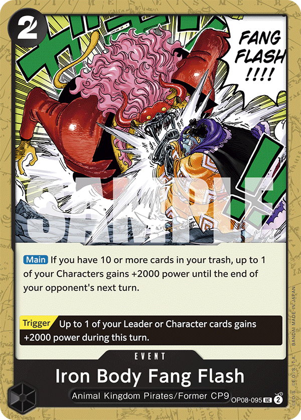 Iron Body Fang Flash (OP08-095)
