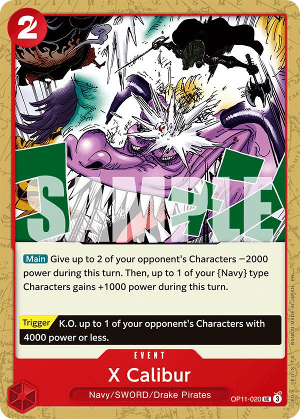 X Calibur (OP11-020)