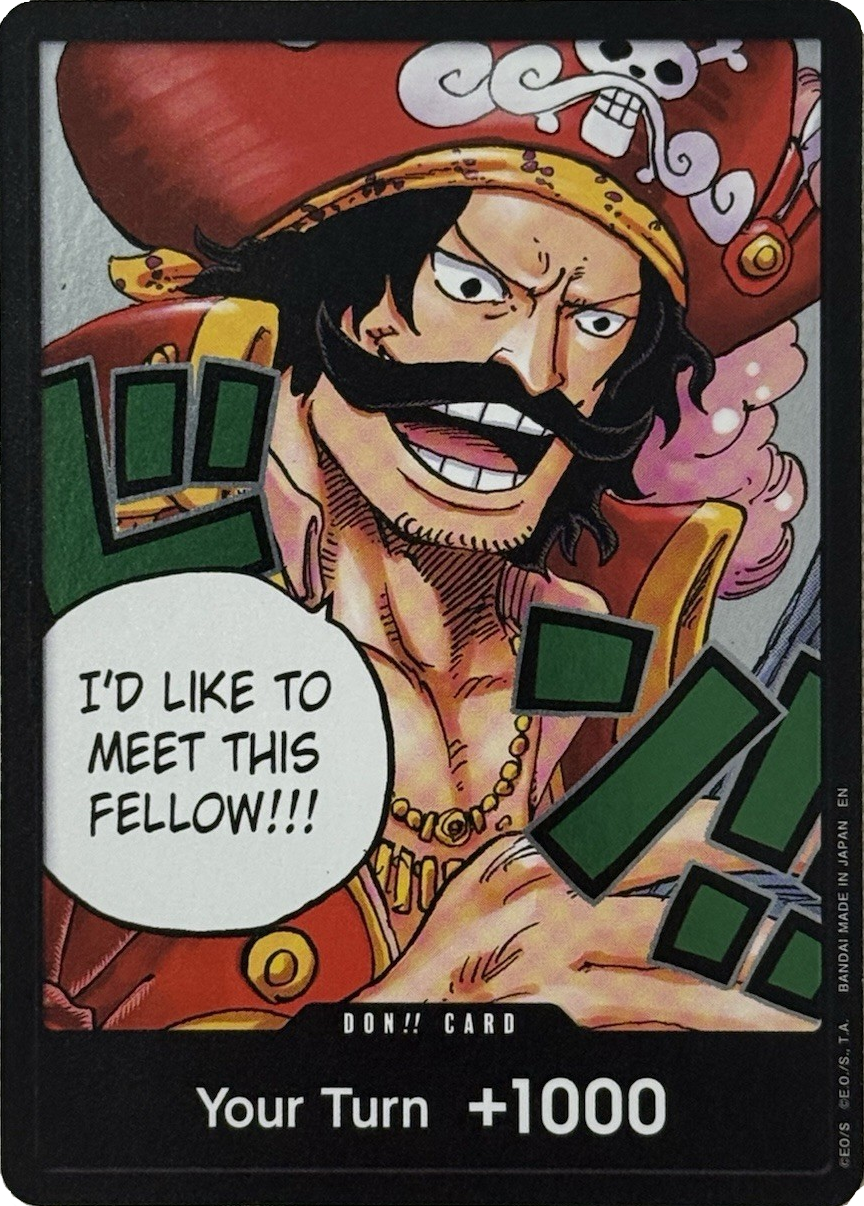 DON!! Card (Alternate Art) - Carrying On His Will (OP13) (Don!!_op13_alt)