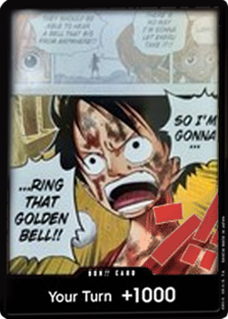 DON!! Card (Alternate Art) - Adventure on Kami's Island - Luffy (OP15) (Don!!_op15_alt)