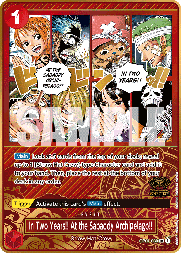 In Two Years!! At the Sabaody Archipelago!! (OP01-030_c1)