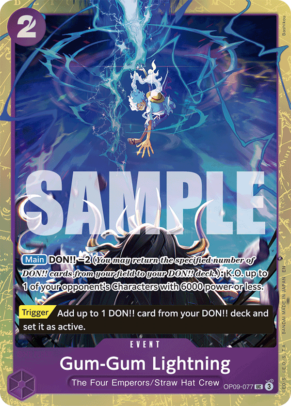 Gum-Gum Lightning (OP09-077_c1)