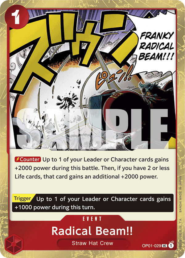 Radical Beam!! (Jolly Roger) (OP01-029_p2)