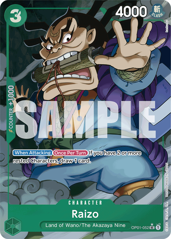 Raizo (Full Art) (OP01-052_p4)