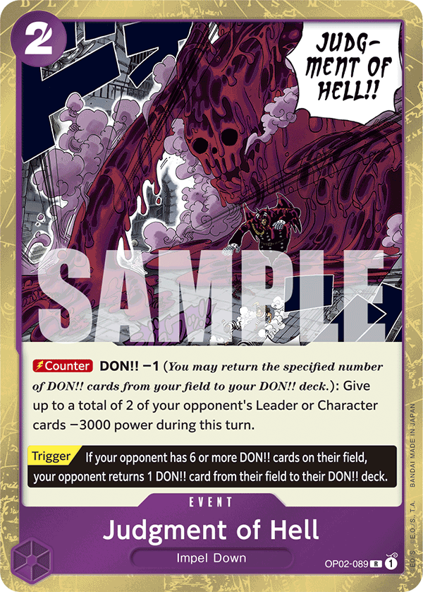 Judgment of Hell (Jolly Roger) (OP02-089_p2)