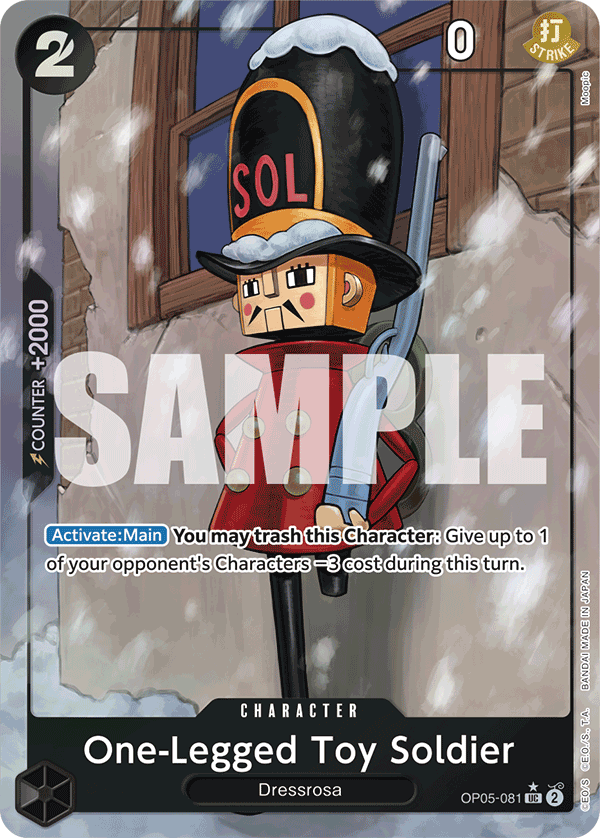 One-Legged Toy Soldier (Full Art) (OP05-081_p3)