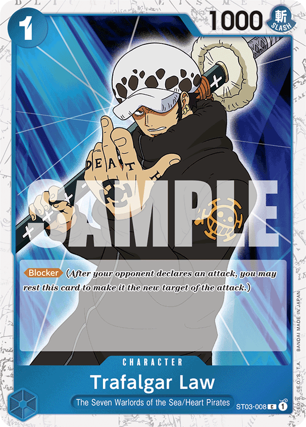 Trafalgar Law  (Jolly Roger) (ST03-008_p6)