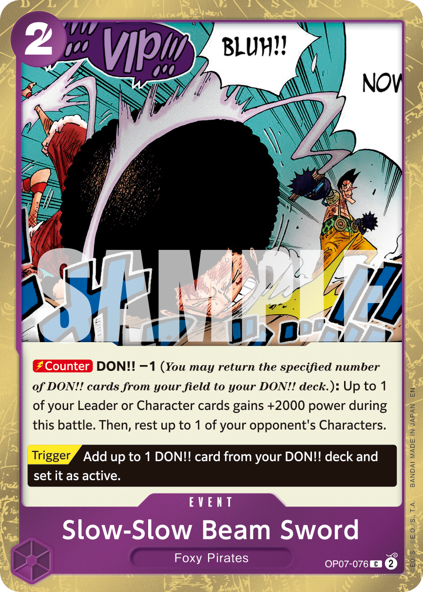 Slow-Slow Beam Sword (OP07-076_p1)