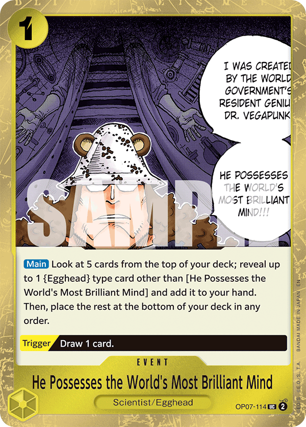 He Possesses the World's Most Brilliant Mind (OP07-114_p1)
