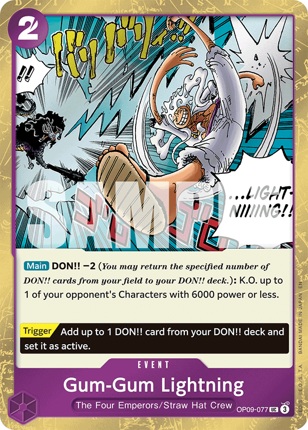 Gum-Gum Lightning (OP09-077_p1)