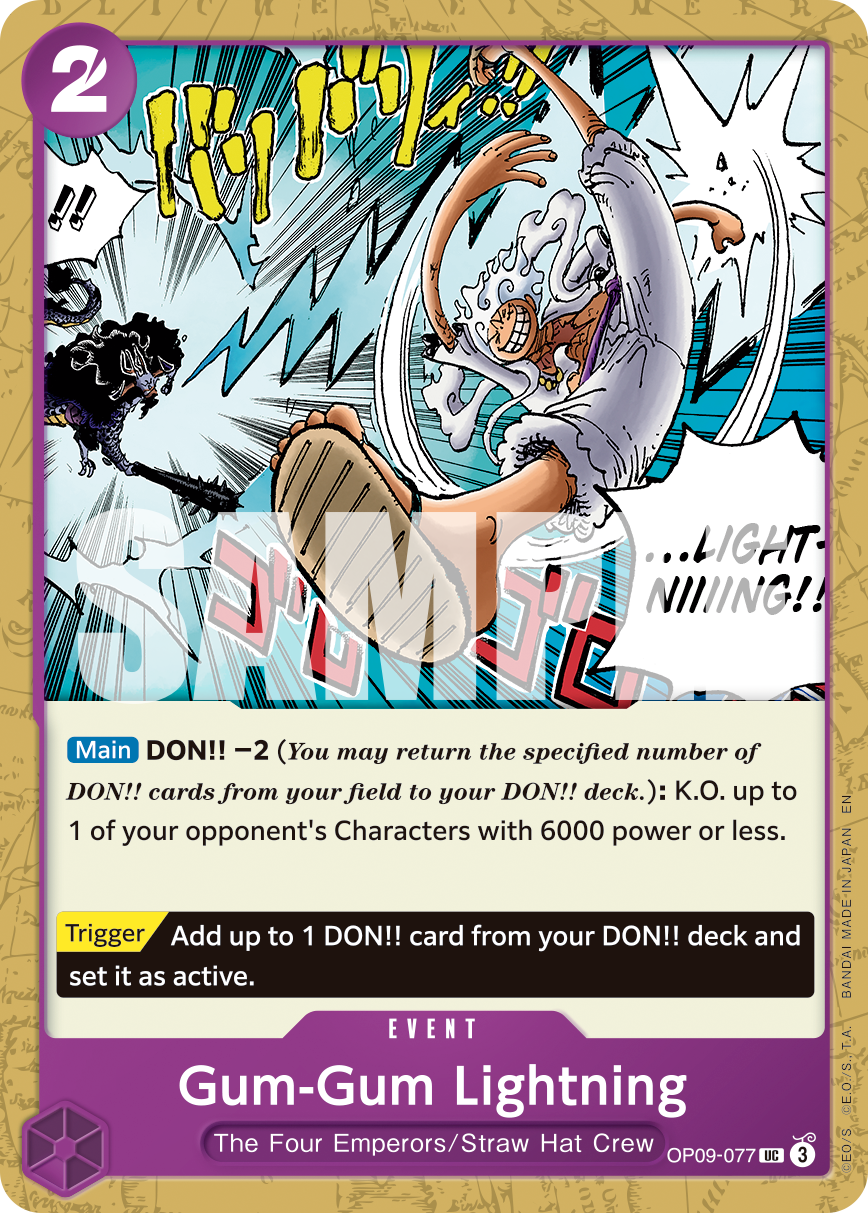 Gum-Gum Lightning (OP09-077_r2)