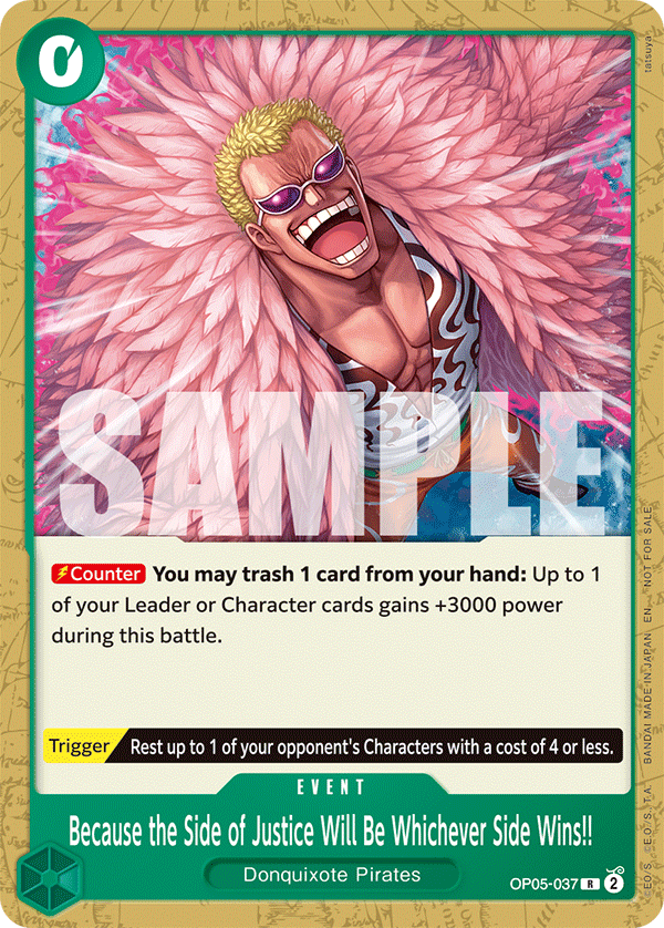 Because the Side of Justice Will Be Whichever Side Wins!! (OP05-037_c1)