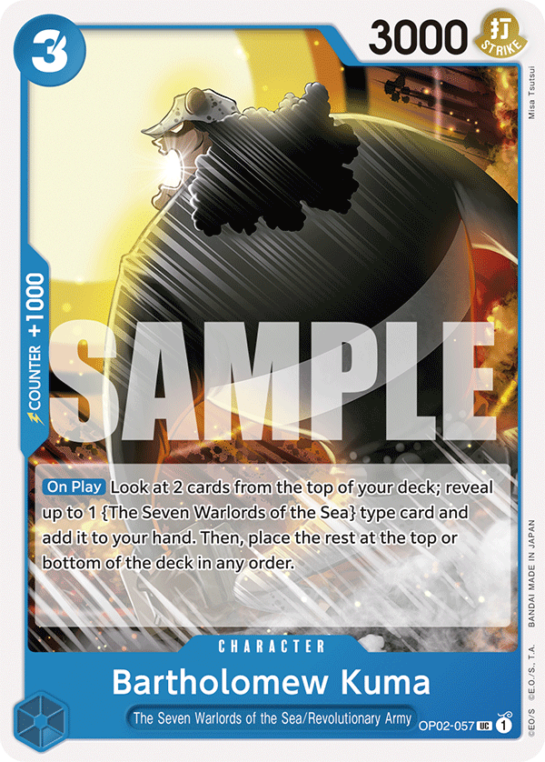 Bartholomew Kuma (OP02-057_p1)