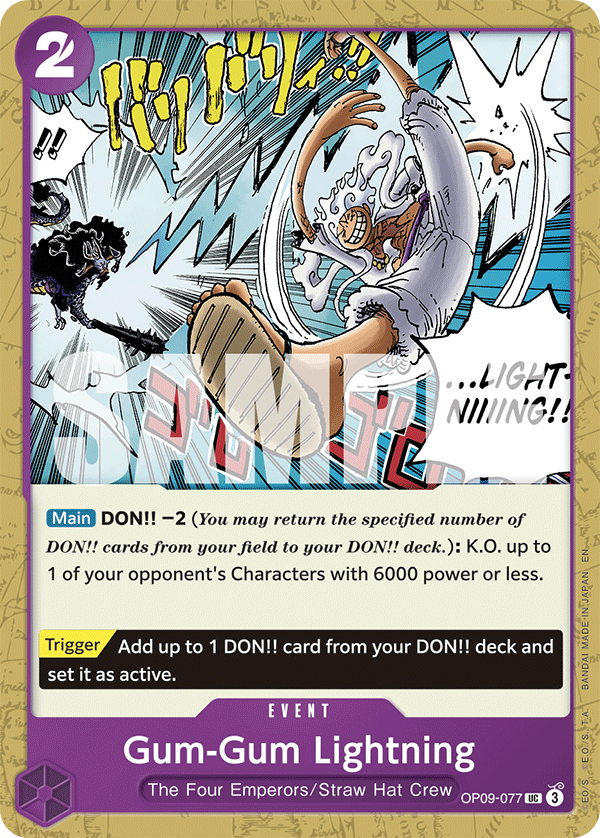 Gum-Gum Lightning (OP09-077_r1)