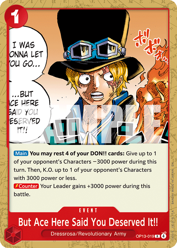 But Ace Here Said You Deserved It!! (OP13-019_p2)