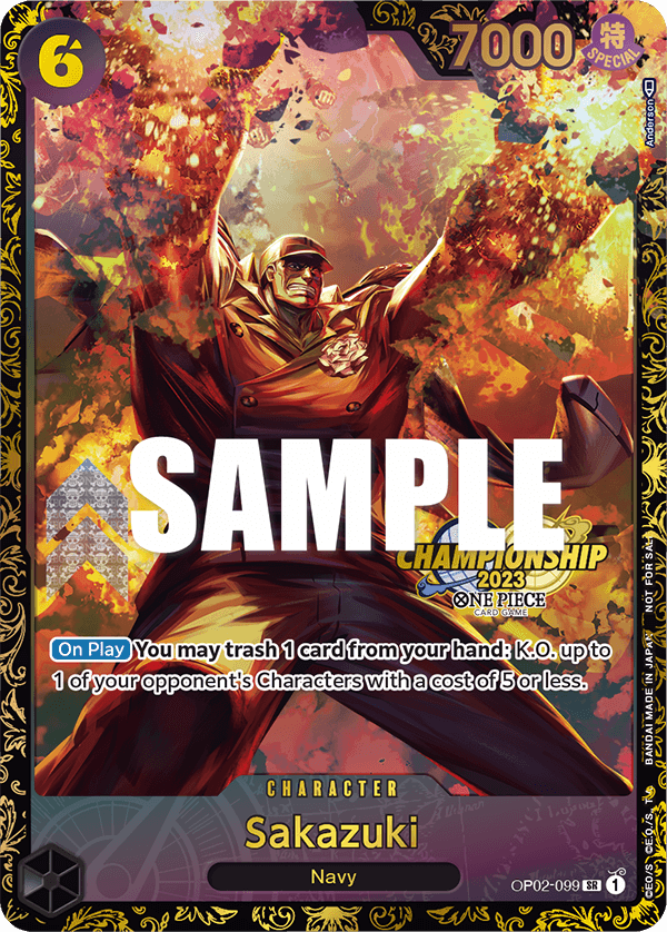 Sakazuki (OP02-099_championship)