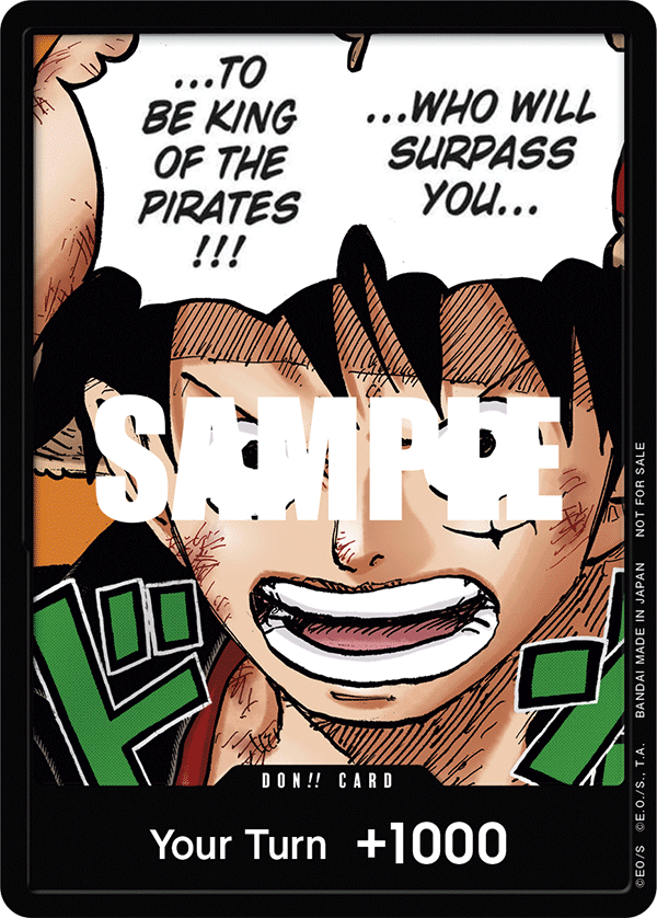 Don!! Card (Monkey D. Luffy) (1st Anniversary) (Don!!_1a01)