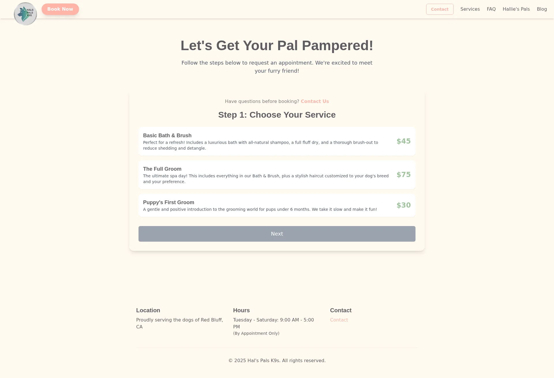 Hal's Pals K9s — Dog Grooming in Red Bluff, CA screenshot 4