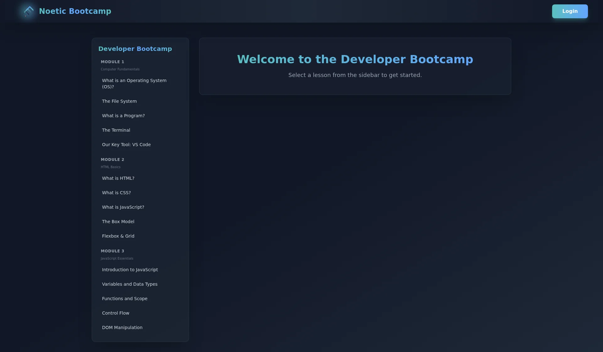 Noetic Bootcamp — From Learner to Billable Expert screenshot 2