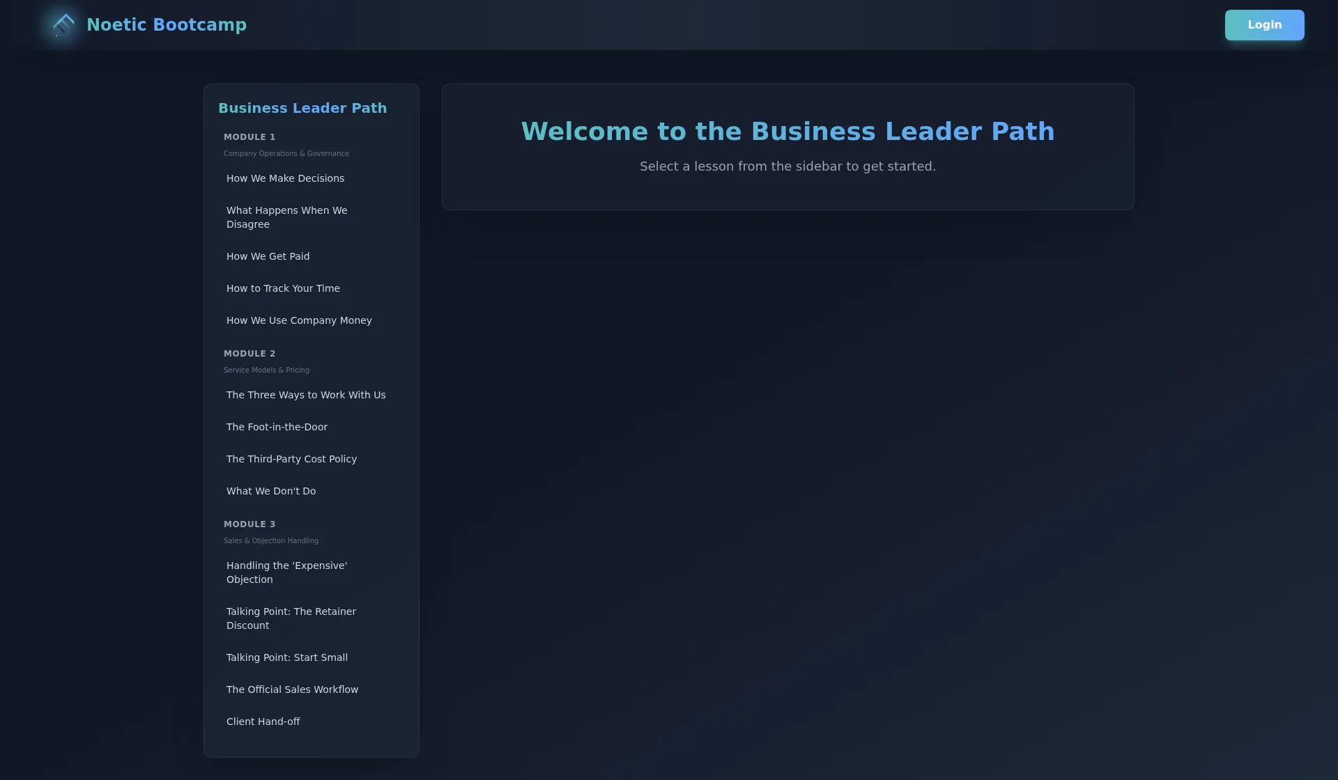Noetic Bootcamp — From Learner to Billable Expert screenshot 4