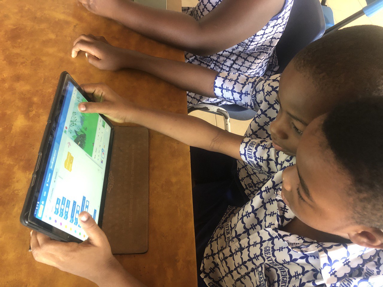 Coding at Greater Heights School - Logic Kids Ghana