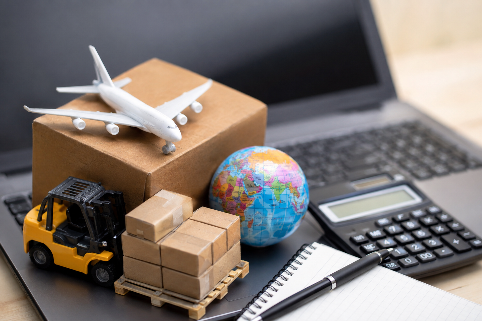 International logistics image representing U.S. small-value exports and De Minimis customs changes