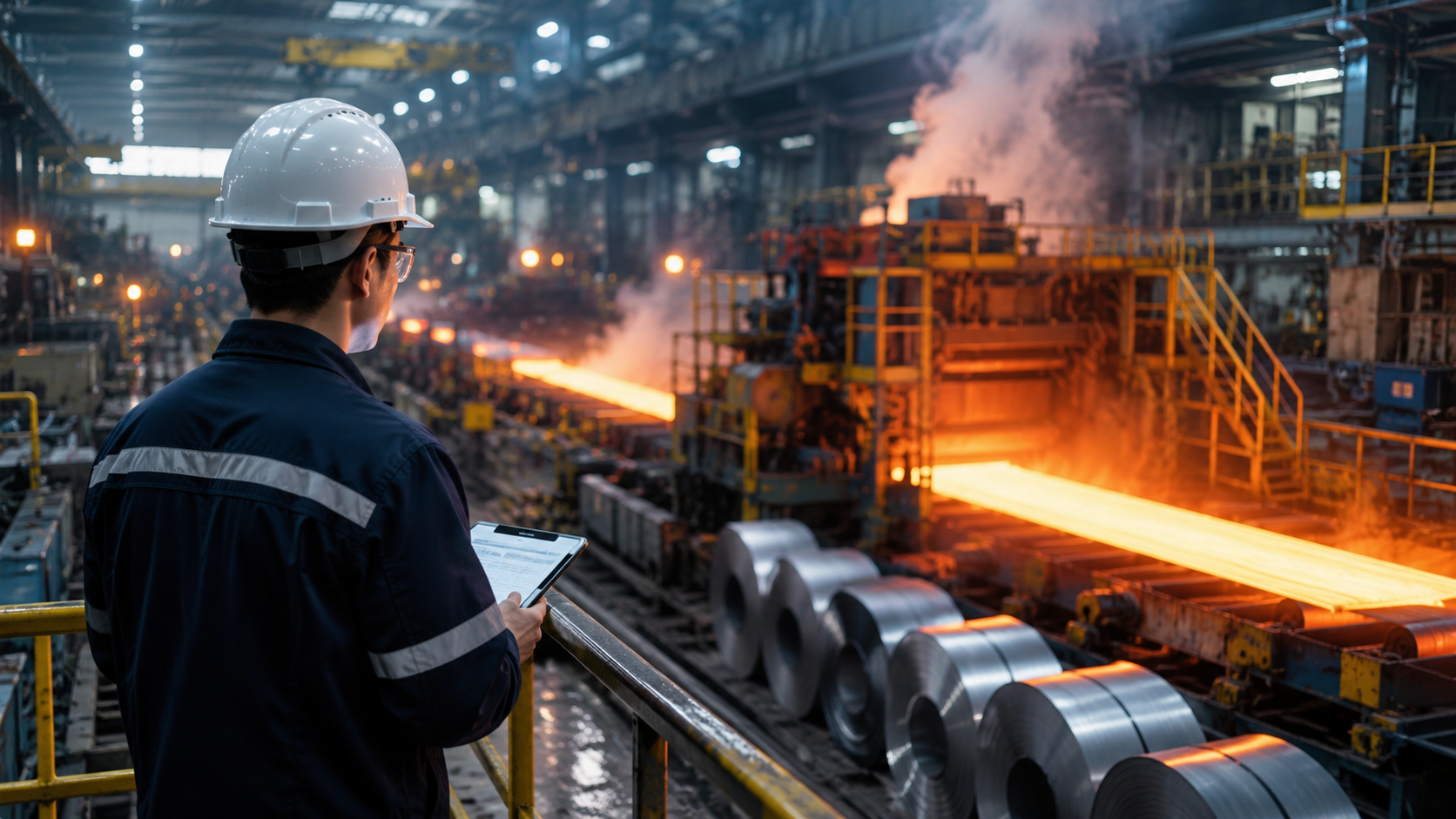Industrial production facility supplying carbon-intensive goods to the European market