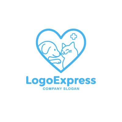 Logo design for HeartPaws Clinic