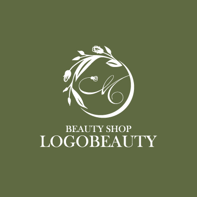 Mockup example of the Floral Essence logo, number 7