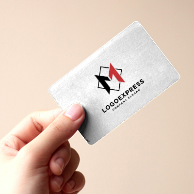 Mockup example of the AbstractM logo, number 6