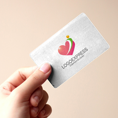 Mockup example of the HeartSpring logo, number 6