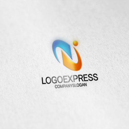 Mockup example of the Netwave logo, number 2