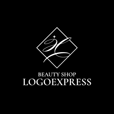 Mockup example of the Haute Beauty logo, number 4