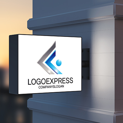 Mockup example of the ArrowSphere Tech logo, number 5