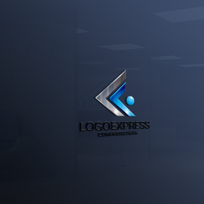 Mockup example of the ArrowSphere Tech logo, number 7